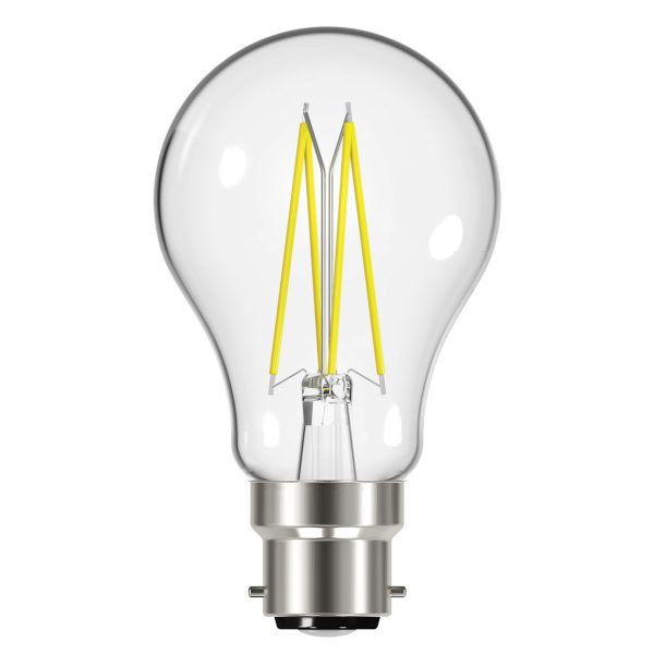 ENERGIZER® LED BC (B22) GLS Filament Non-Dimmable Bulb, Warm White 470 lm 4W