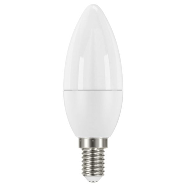 ENERGIZER® LED SES (E14) Opal Candle Non-Dimmable Bulb, Warm White 250 lm 3.3W