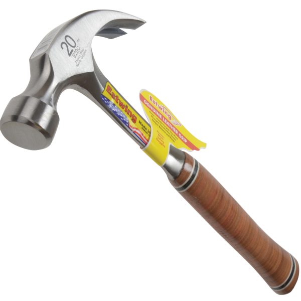 ESTWING E20C Curved Claw Hammer - Leather Grip 560g (20oz)