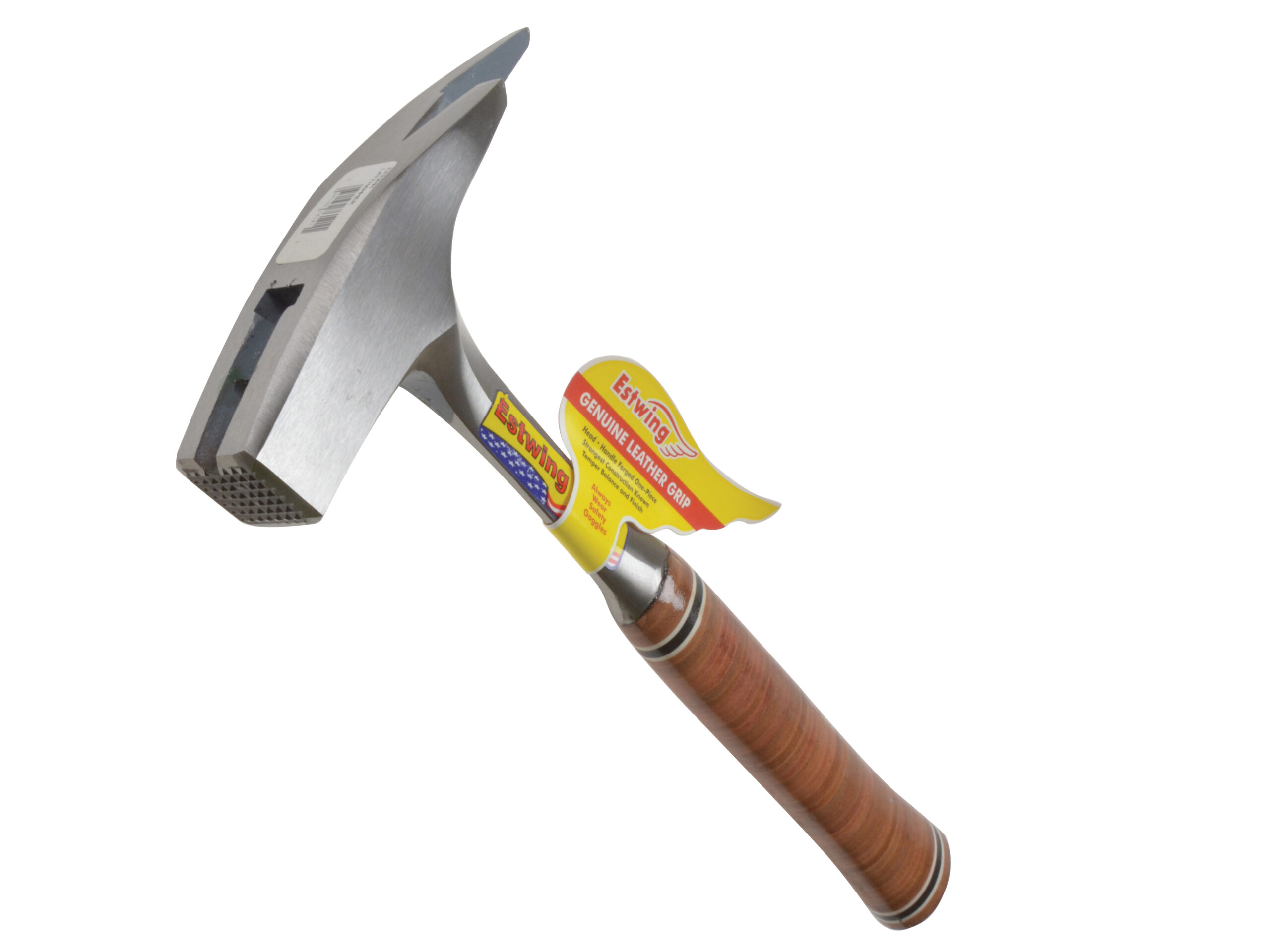 ESTWING E239MM Roofer's Pick Hammer Leather Grip - Milled Face