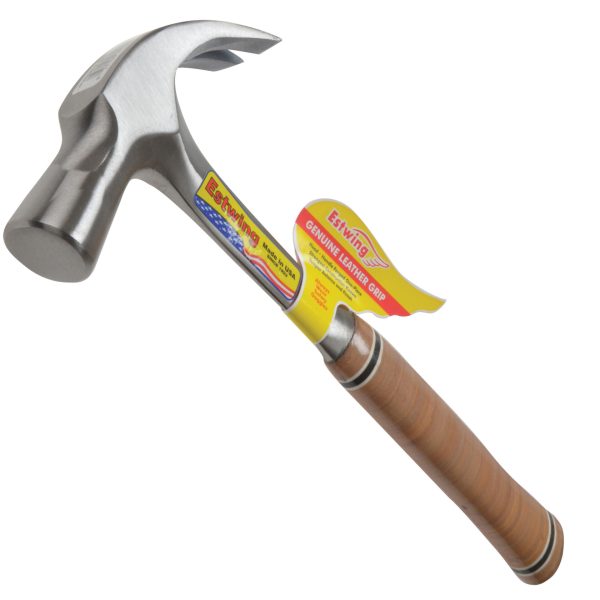 ESTWING E24C Curved Claw Hammer - Leather Grip 680g (24oz)