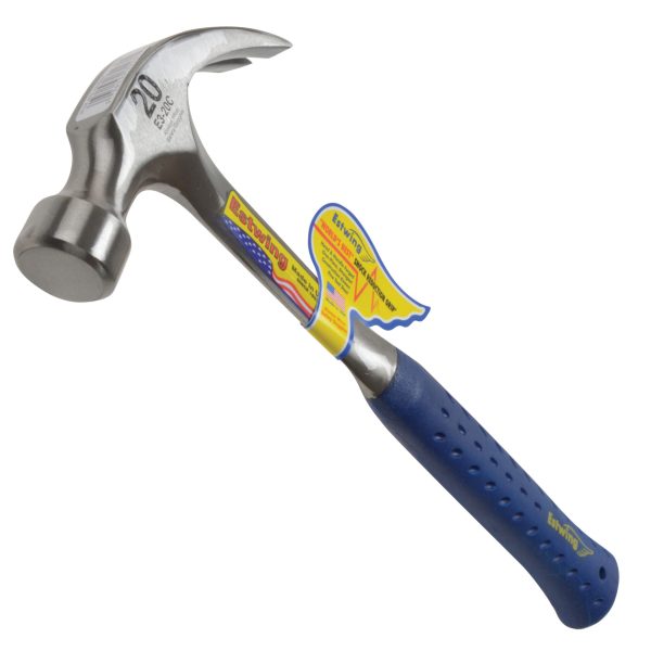 ESTWING E3/20C Curved Claw Hammer - Vinyl Grip 560g (20oz)