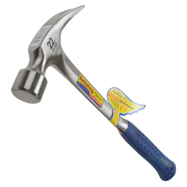 ESTWING E3/22S Straight Claw Framing Hammer - Vinyl Grip 616g (22oz)