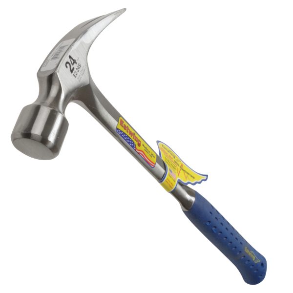 ESTWING E3/24S Straight Claw Framing Hammer - Vinyl Grip 680g (24oz)