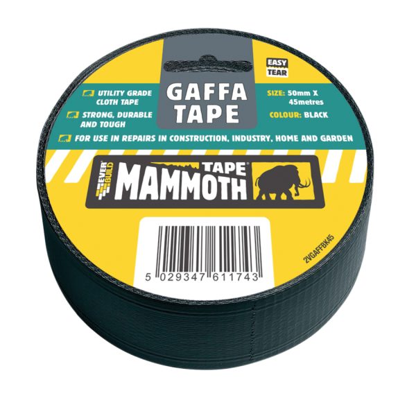 EVERBUILD Gaffa Tape 50mm x 45m Black