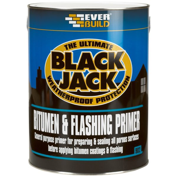 EVERBUILD Black Jack® 902 Bitumen & Flashing Primer 5 litre