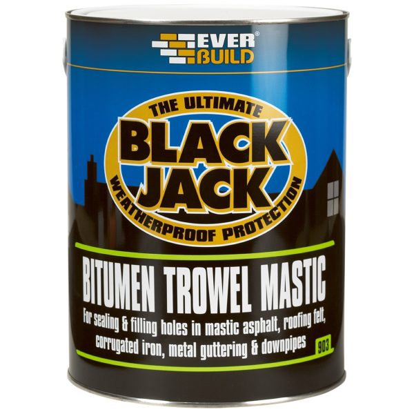EVERBUILD Black Jack® 903 Bitumen Trowel Mastic 5 litre