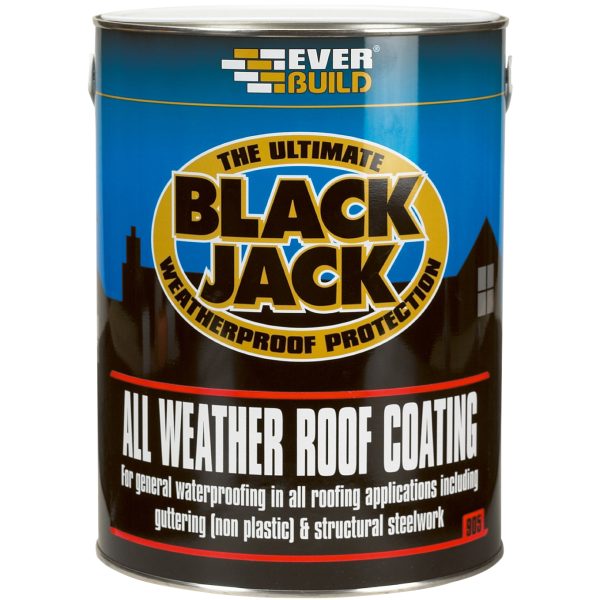 EVERBUILD Black Jack® 905 All Weather Roof Coating 5 litre