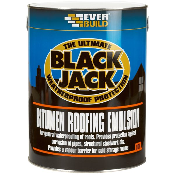 EVERBUILD Black Jack® 906 Bitumen Roofing Emulsion 5 litre