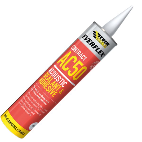 EVERBUILD Everflex® AC50 Acoustic Sealant & Adhesive 900ml