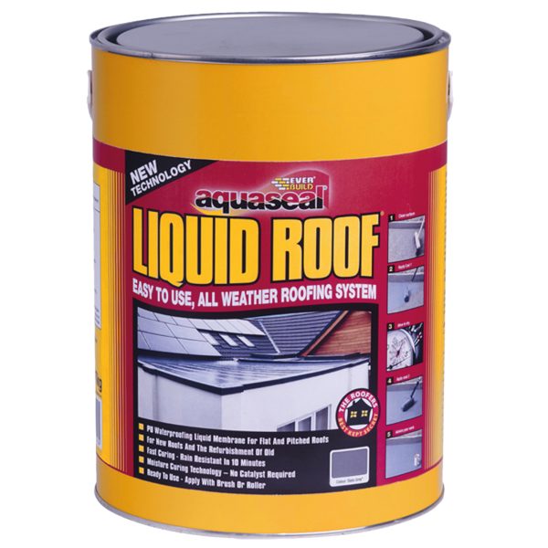 EVERBUILD Aquaseal Liquid Roof Slate Grey 7kg