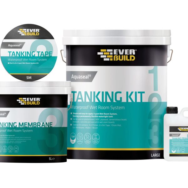 EVERBUILD Aquaseal Wet Room System Kit 4.5m²