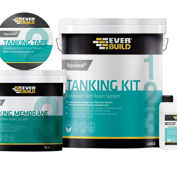 EVERBUILD Aquaseal Wet Room System Kit 7.5m²
