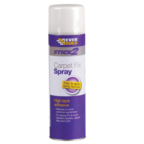EVERBUILD Carpet Fix Spray Adhesive Aerosol 500ml