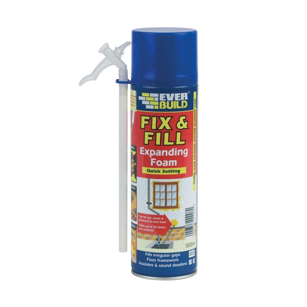 EVERBUILD Fix & Fill Expanding Foam 500ml