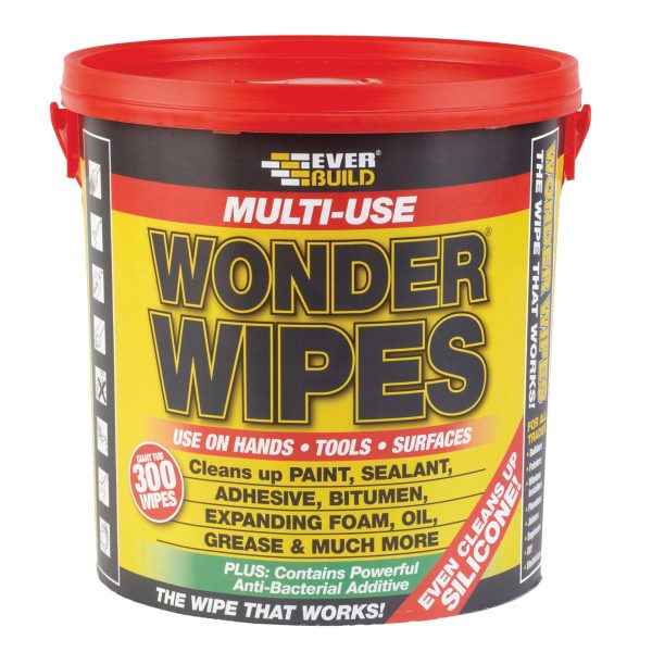 EVERBUILD Giant Wonder Wipes (Tub 300)