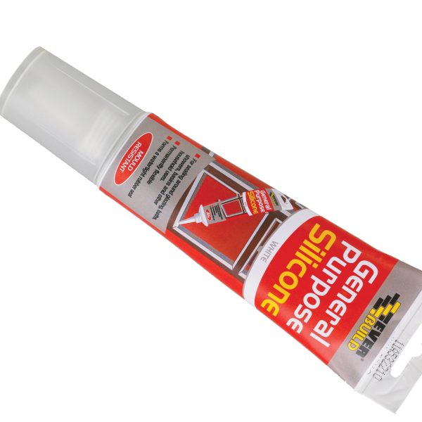 EVERBUILD General Purpose Easi Squeeze Silicone Sealant Clear 80ml
