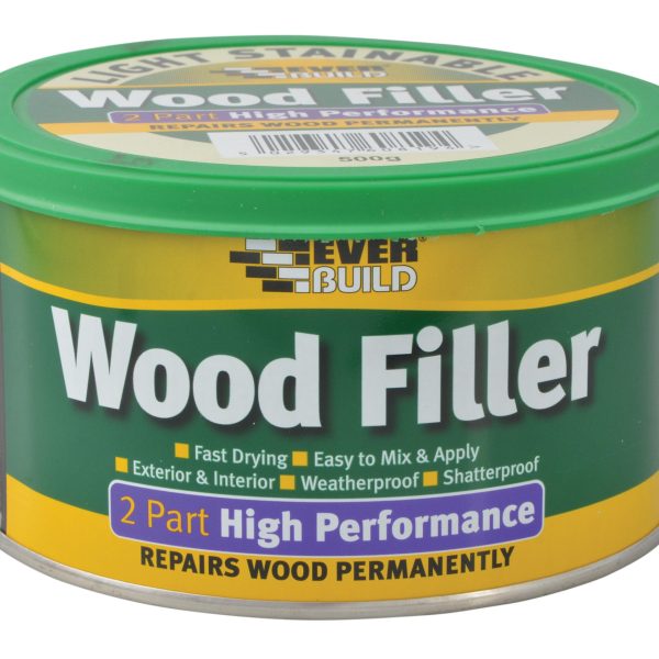 EVERBUILD 2-Part High-Performance Wood Filler Light Stainable 500g