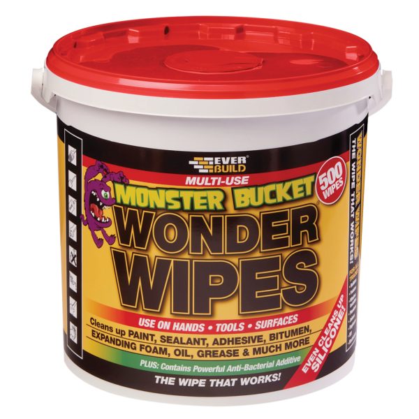 EVERBUILD Monster Wonder Wipes (Tub 500)