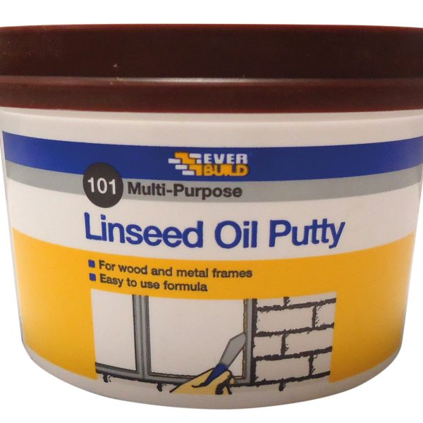 EVERBUILD 101 Multi-Purpose Linseed Oil Putty Brown 500g