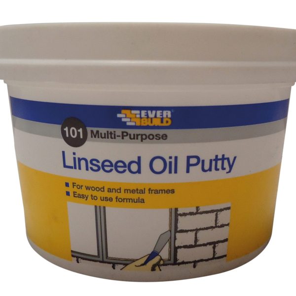 EVERBUILD 101 Multi-Purpose Linseed Oil Putty Natural 500g