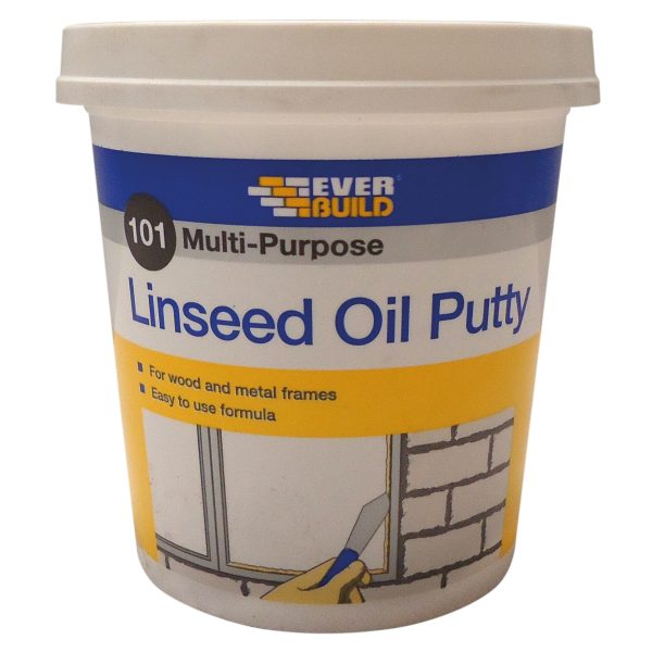 EVERBUILD 101 Multi-Purpose Linseed Oil Putty Natural 1kg