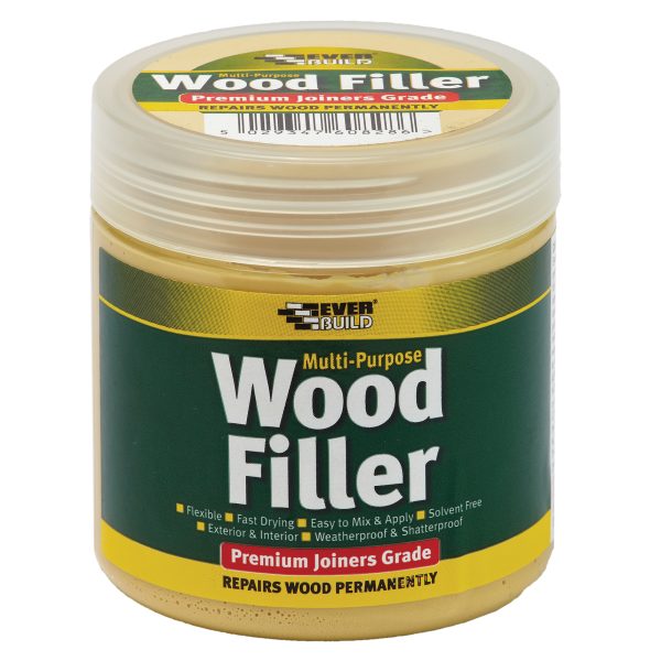EVERBUILD Multipurpose Premium Joiners Grade Wood Filler Light Stainable 250ml