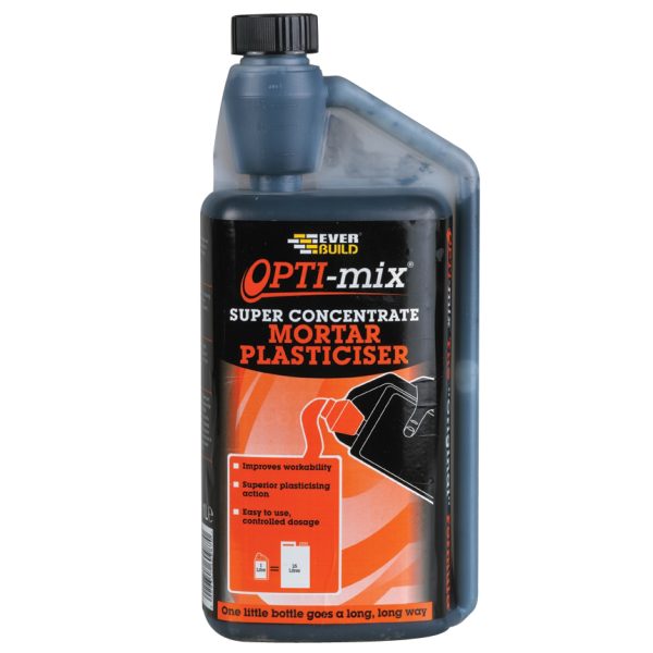 EVERBUILD Opti-Mix Mortar Plasticiser 1 litre