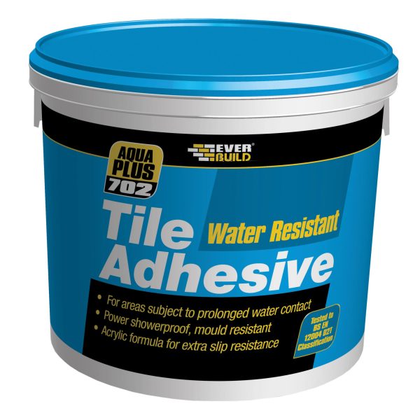 EVERBUILD 702 Water Resistant Tile Adhesive 16kg/10 litre