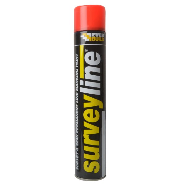 EVERBUILD Survey Line® Marker Spray Red 700ml