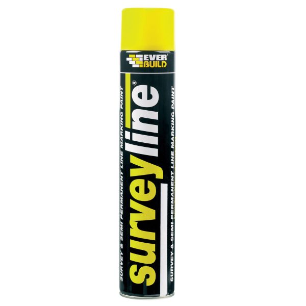 EVERBUILD Survey Line® Marker Spray Yellow 700ml