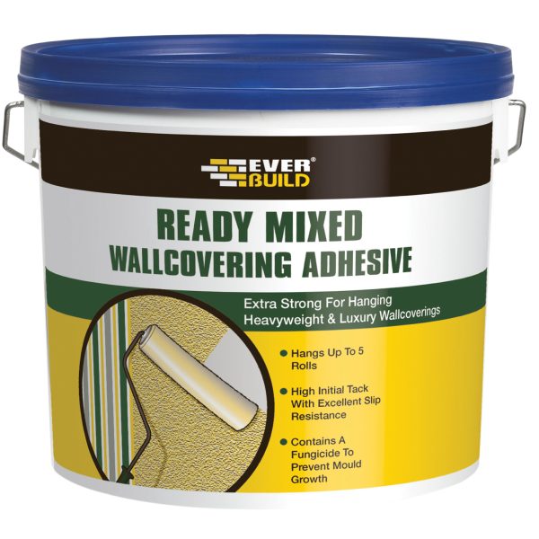 EVERBUILD Ready Mixed Wallcovering Adhesive 4.5kg