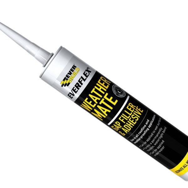 EVERBUILD Weather Mate Multi-Use Gap Filler & Adhesive Black 295ml