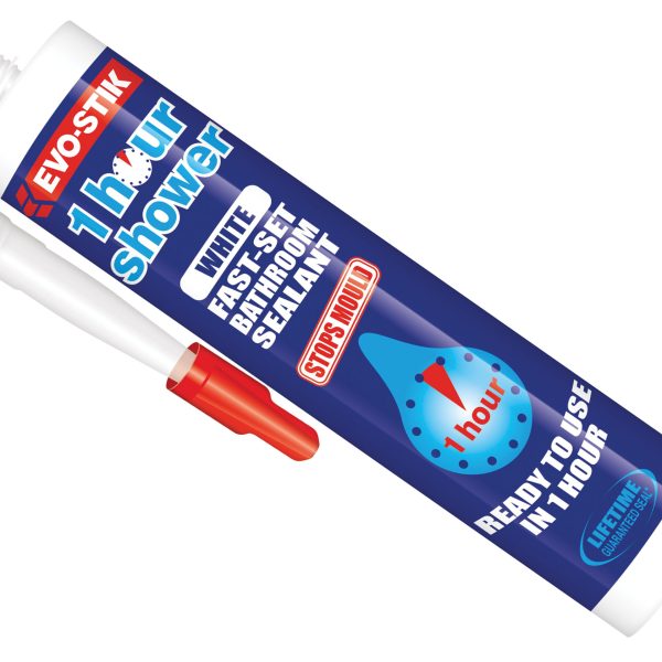 EVO-STIK 1 Hour Shower Sealant White 310ml