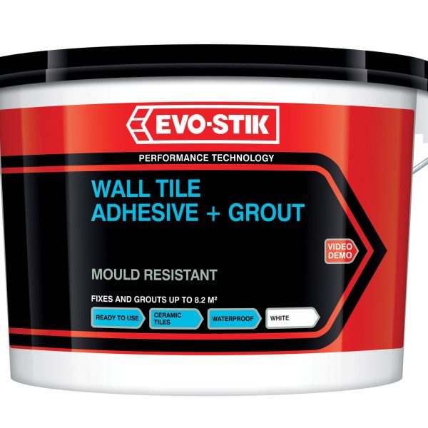 EVO-STIK Mould Resistant Wall Tile Adhesive & Grout 5 litre
