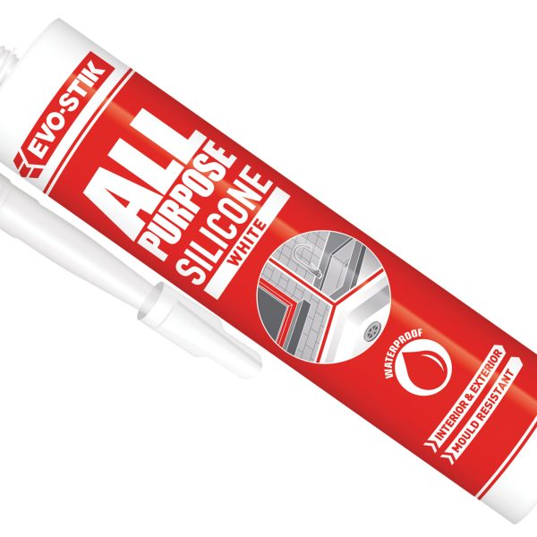 EVO-STIK 112902 All Purpose Flex Silicone Sealant White C20