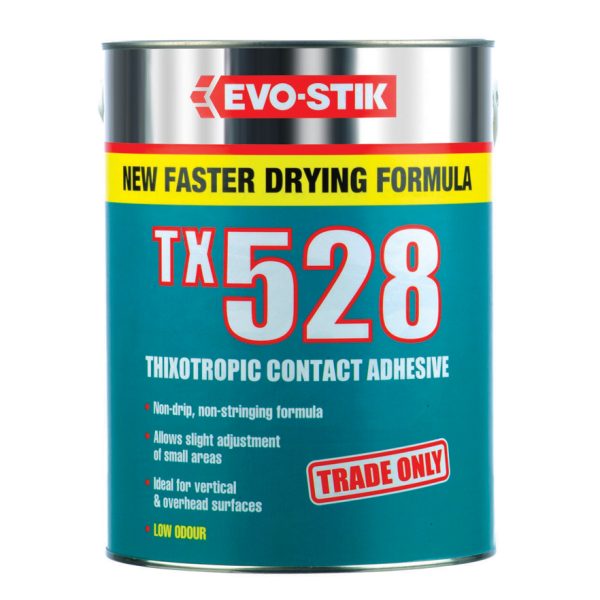 EVO-STIK TX528 Thixotropic Contact Adhesive 5 Litre