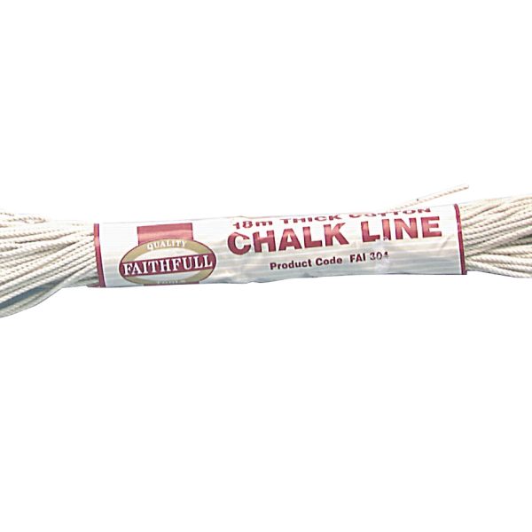 FAITHFULL 304 Thick Cotton Chalk Line 18m (Box 12)