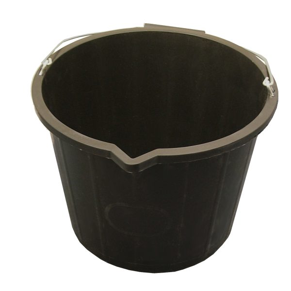 FAITHFULL General-Purpose Bucket 14 litre (3 gallon) - Black