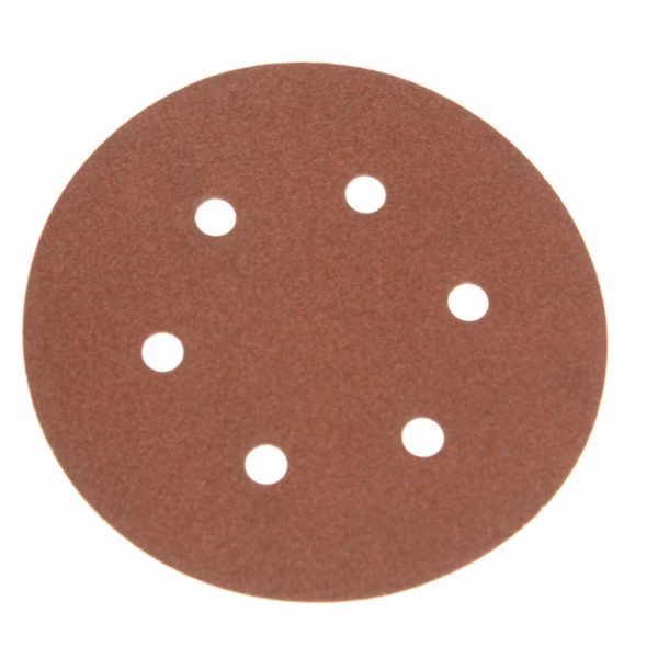 FAITHFULL Hook & Loop Sanding Disc DID2 Holed 150mm x 60G (Pack 25)