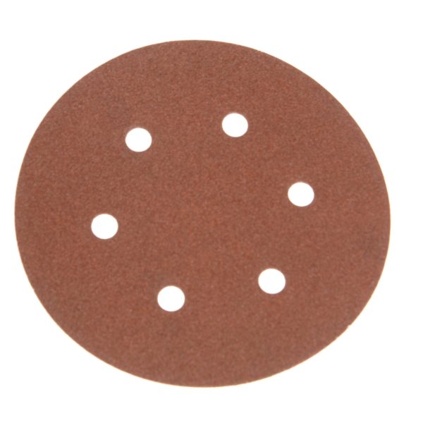 FAITHFULL Hook & Loop Sanding Disc DID2 Holed 150mm x 40G (Pack 25)