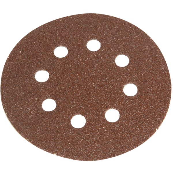 FAITHFULL Hook & Loop Sanding Disc DID3 Holed 125mm Coarse (Pack 5)