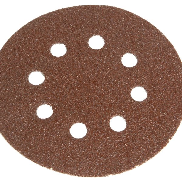 FAITHFULL Hook & Loop Sanding Disc DID3 Holed 125mm Very Fine (Pack 5)