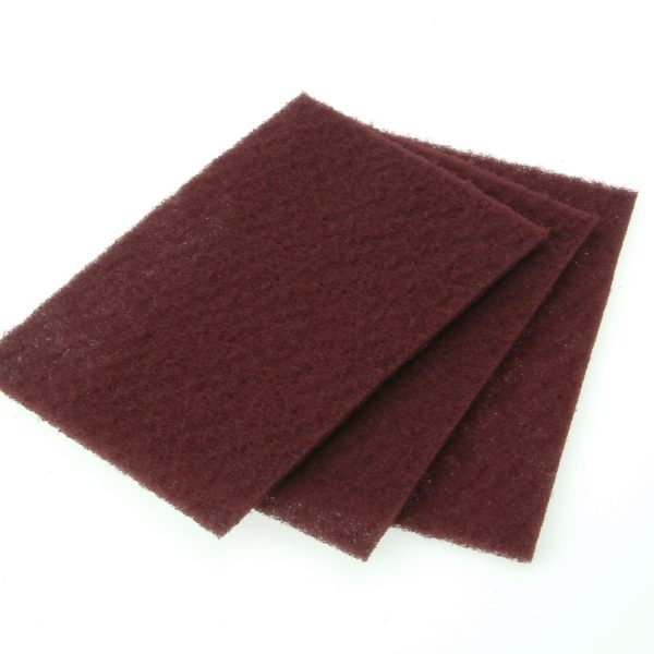 FAITHFULL Hand Pad Maroon Very Fine 230 x 150mm (10)