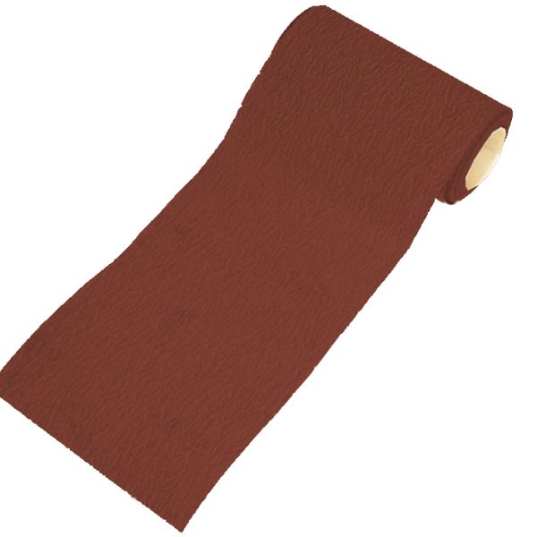 FAITHFULL Aluminium Oxide Sanding Paper Roll Red Heavy-Duty 115mm x 10m 60G