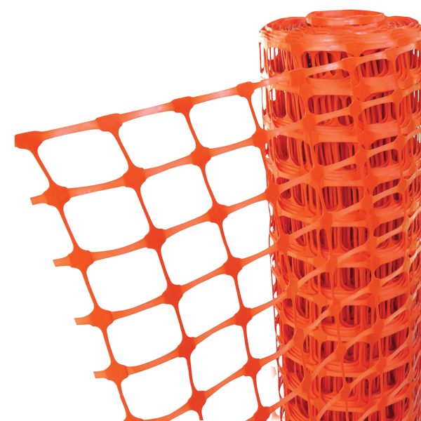 FAITHFULL Orange Barrier Fencing 1m x 50m