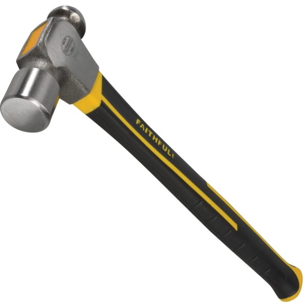 FAITHFULL Ball Pein Hammer Fibreglass Shaft 680g (24oz)