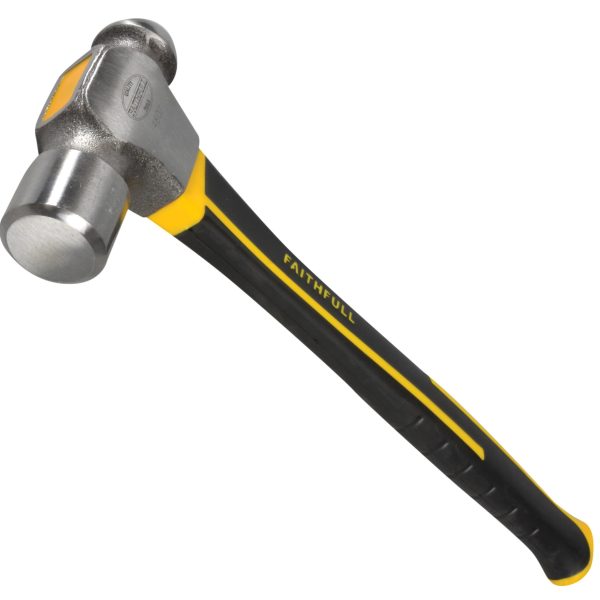 FAITHFULL Ball Pein Hammer Fibreglass Shaft 1.36kg (48oz)