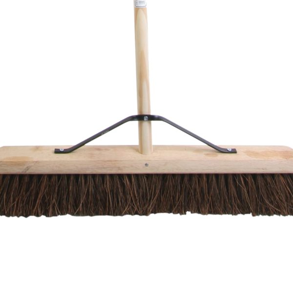 FAITHFULL Stiff Bassine Broom 600mm (24in) + Handle & Stay