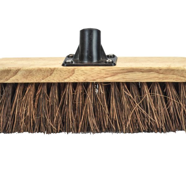 FAITHFULL Bassine Varnished Broom Head 300mm (12in) Threaded Socket